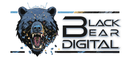 Black bear-digital logo